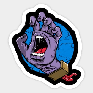 Screaming decay Sticker